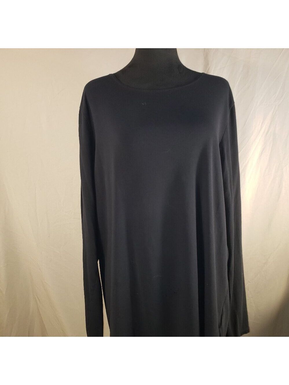 Coldwater Creek Black Long Sleeve Top - Size XL
